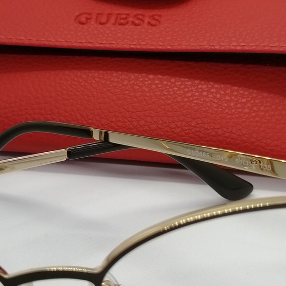 New Authentic Guess Eyeglass GU2655V Brown/Gold - Picture 4 of 8